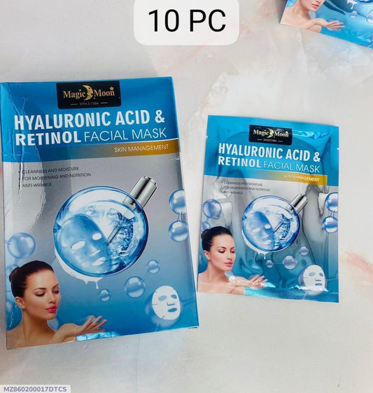 10 Pcs Hydrating Face Sheet Mask